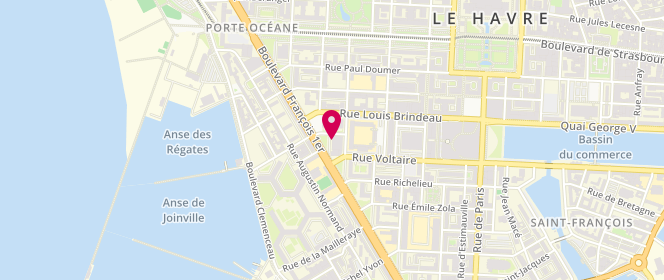 Plan de GANDON Florian, 132 Boulevard François 1er, 76600 Le Havre