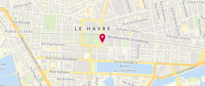 Plan de CHACHATY Pierre, 40 Place de l'Hotel de Ville, 76600 Le Havre