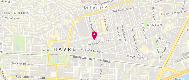 Plan de LECLERCQ Claude, 32 Rue Maréchal Gallieni, 76600 Le Havre