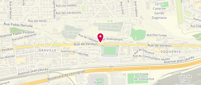 Plan de DUTRAIT Laurent, 10 Rue de l'Abbaye, 76600 Le Havre