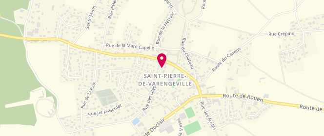 Plan de ALLAIS Sabine, 47 Rue des Lilas, 76480 Saint-Pierre-de-Varengeville