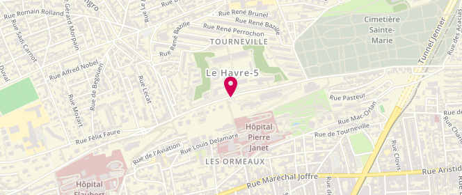 Plan de VASCHALDE Danièle, 48 Rue 329eme Regiment Infanterie, 76600 Le Havre