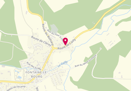 Plan de OZANNE Geoffroy, 47 Route de Cailly, 76690 Fontaine-le-Bourg