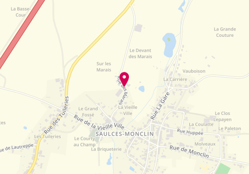 Plan de MOUTON-MOREAU Isabelle, Rue des Marais, 08270 Saulces-Monclin