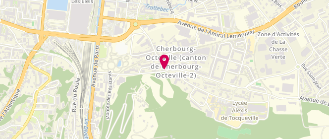 Plan de FONTAINE Véronique, 44 Rue du Maupas, 50100 Cherbourg-en-Cotentin