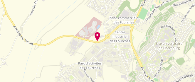 Plan de BIDAULT Clément, Avenue Thivet, 50100 Cherbourg-en-Cotentin