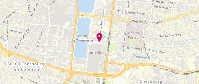 Plan de DAVID Dorian, 5 Place Jacques Hebert, 50100 Cherbourg-en-Cotentin