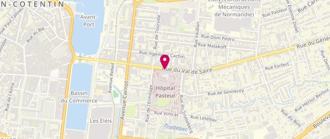 Plan de BERTRAND Hugues, 46 Rue du Val de Saire, 50102 Cherbourg-en-Cotentin