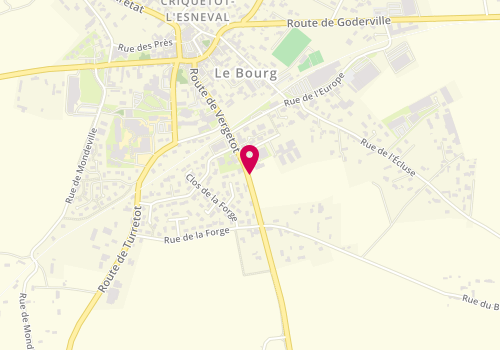 Plan de DUDOUT Joël, 13 Route de Vergetot, 76280 Criquetot-l'Esneval