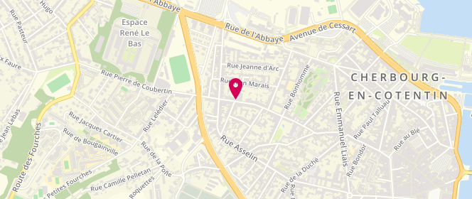 Plan de LESCOP Jacques, 52 Rue de la Bucaille, 50100 Cherbourg-en-Cotentin