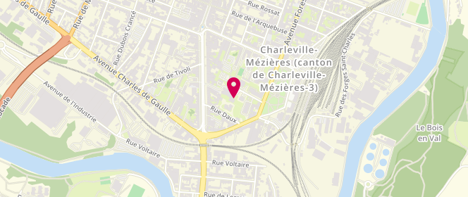 Plan de MARCHAND-CRÉTY Charles, 18 Ter Avenue Georges Corneau, 08000 Charleville-Mézières