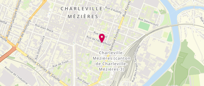 Plan de ARBONVILLE Benoît, 2 Rue de l'Épargne, 08000 Charleville-Mézières