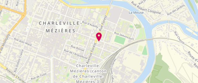 Plan de BUFFET Maxime, 54 Avenue du Petit Bois, 08000 Charleville-Mézières