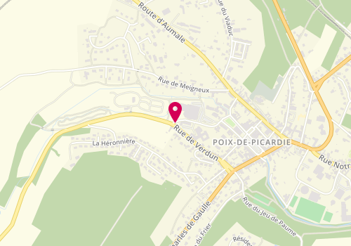 Plan de REDEKER Béatrice, 5 Rue du Capitaine Fay, 80290 Poix-de-Picardie