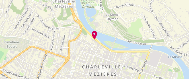 Plan de JDAINI Abdelhadi, 29 Quai Arthur Rimbaud, 08000 Charleville-Mézières