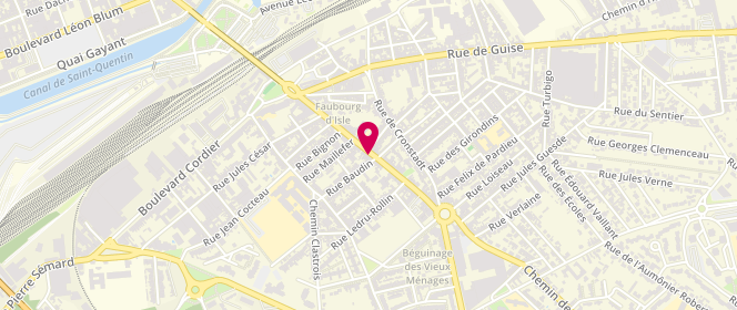 Plan de CATRY Jean Michel, 92 Rue du Général Leclerc, 02100 Saint-Quentin