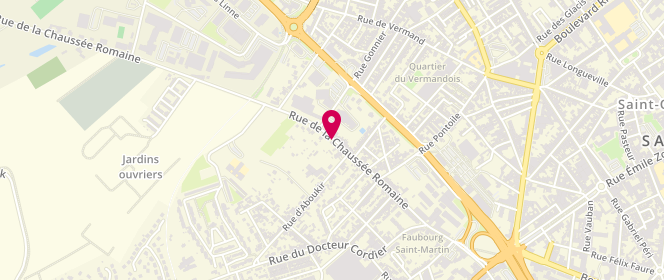 Plan de YVES François Xavier, 113 Bis Rue de la Chaussee Romaine, 02100 Saint-Quentin