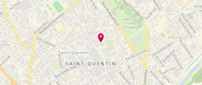 Plan de ARTIN Bassam, 14 Rue du Gouvernement, 02100 Saint-Quentin