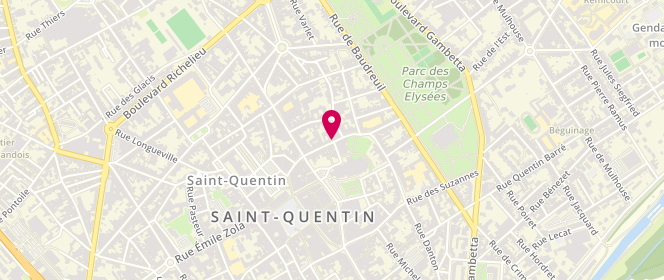 Plan de DEGROOTTE Frédéric, 13 Rue du Gouvernement, 02100 Saint-Quentin
