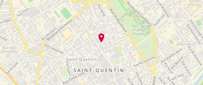 Plan de CRAUSER Christian, 9 Rue Marc Delmas, 02100 Saint-Quentin