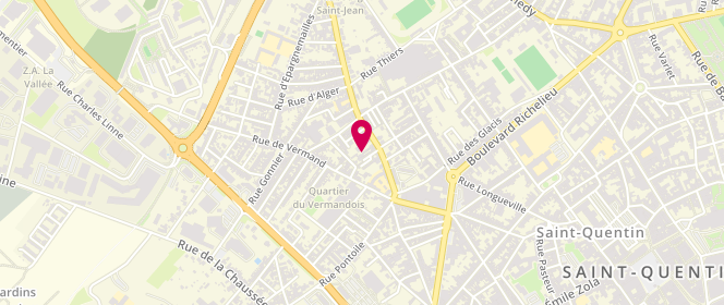 Plan de GABOR DORIN Marius, 23 Rue de la 3e Dim, 02100 Saint-Quentin