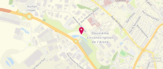 Plan de RISBOURG Olivier, 17 Avenue Archimede, 02100 Saint-Quentin