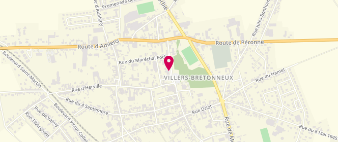 Plan de CARON Virginie, 5 Rue de la Republique, 80800 Villers-Bretonneux