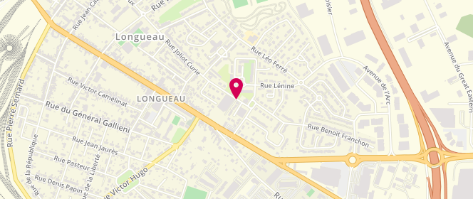 Plan de MONARD Pierre-Jean, 10 Rue Raymond Lefebvre, 80330 Longueau
