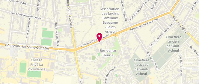 Plan de BOUCHEZ Sylvain, 319 Boulevard de Bapaume, 80000 Amiens
