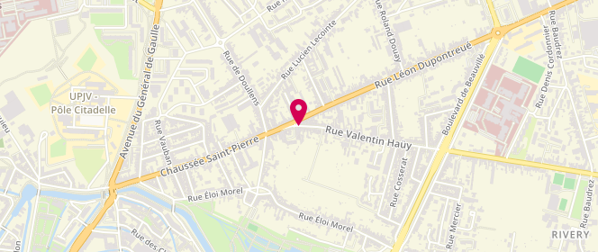 Plan de BIROS Dominique, 4 Rue Valentin Haüy, 80000 Amiens