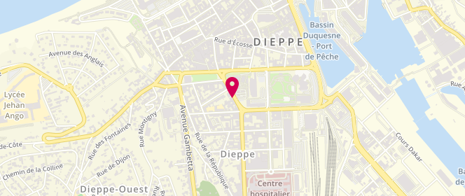Plan de LEVADE Marc-Henri, 12 Bis Boulevard Maréchal Joffre, 76200 Dieppe