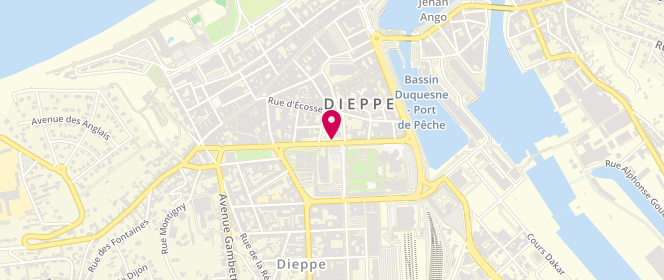 Plan de MAJOUR Frédéric, 28 Boulevard du General de Gaulle, 76200 Dieppe