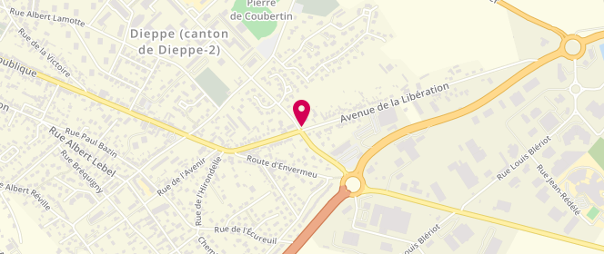 Plan de GREGOIRE Rémi, 29 Avenue de la Liberation, 76370 Dieppe