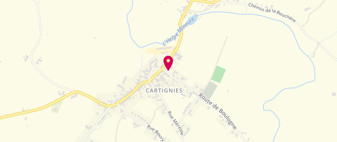 Plan de DUEE Tony, 15 Route de Boulogne, 59244 Cartignies