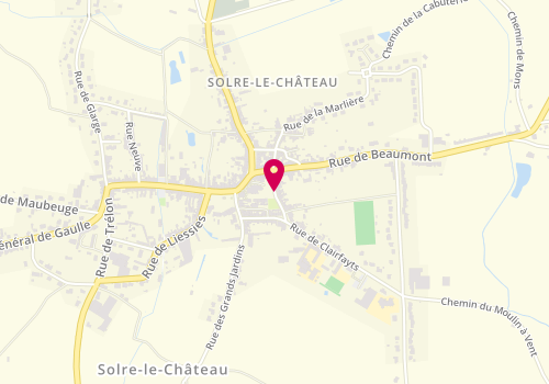Plan de BETRY Etienne, 5 Place Verte, 59740 Solre-le-Château