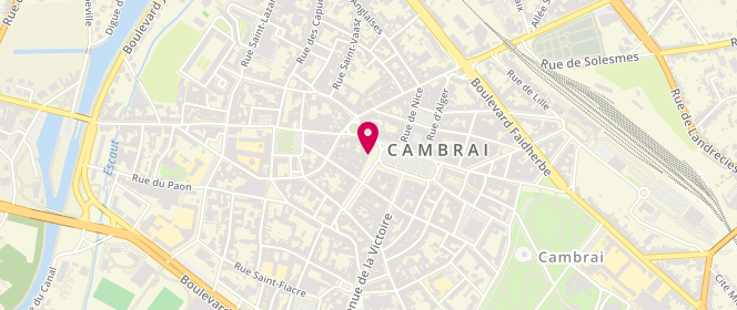 Plan de CASSEN Firas, 30 Place Aristide Briand, 59400 Cambrai