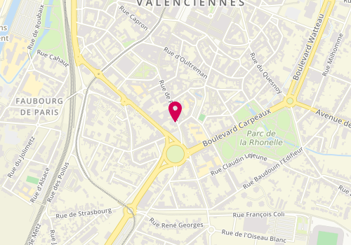 Plan de DEMOUTIEZ Corinne, 108 Rue de Famars, 59300 Valenciennes