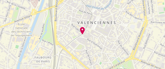 Plan de DAMAREY Isabelle, 9 Avenue des Dentellières, 59300 Valenciennes