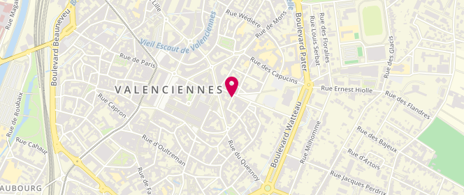 Plan de NAIMI-LELONG Clotilde, 15 Rue Pilette, 59300 Valenciennes