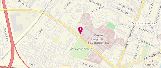 Plan de LOUISE Sébastien, 118 Avenue Desandrouins, 59304 Valenciennes