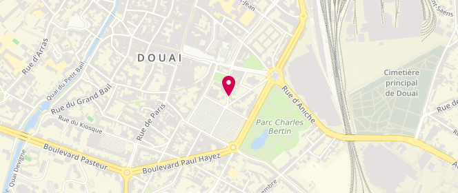 Plan de FOISSEY David, 121 Rue Henri Dunant, 59500 Douai