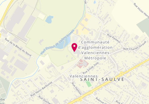 Plan de TENEUR-VANDENABEELE Fabienne, 48 Rue Henri Barbusse, 59880 Saint-Saulve
