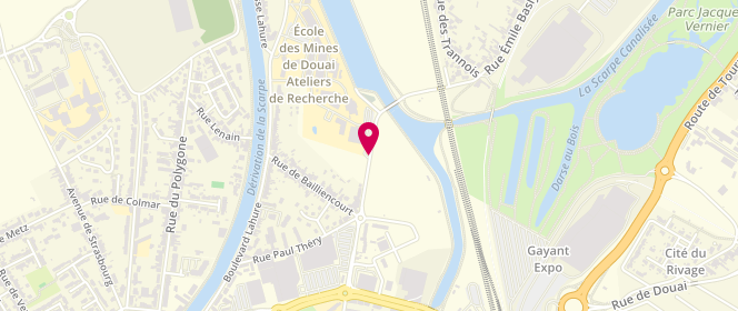 Plan de MOSSER François, 231 Rue du Docteur Lequien, 59500 Douai