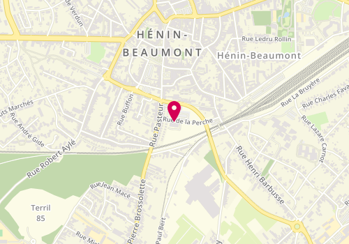 Plan de ROBOUBI Ramin, 171 Rue de la Perche, 62110 Hénin-Beaumont