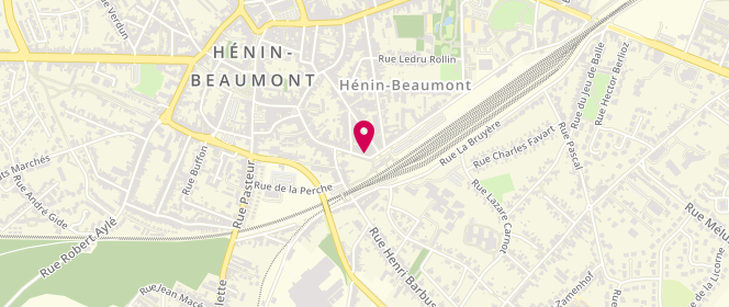 Plan de VIGNERON Benoît, 235 Rue Paul Vaillant, 62110 Hénin-Beaumont