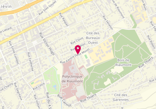 Plan de CAPELLE Clotilde, Rue d'Entre 2 Monts, 62800 Liévin