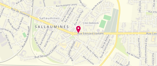 Plan de Apete Dovi, 15 Rue Edouard Vaillant, 62430 Sallaumines