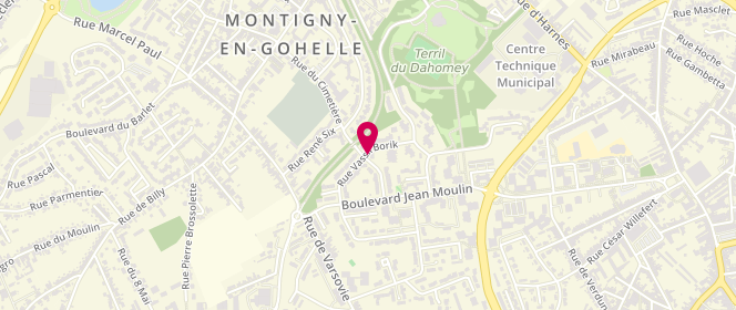 Plan de BERNARD Laurent, 1 Rue Charles Debarge, 62640 Montigny-en-Gohelle