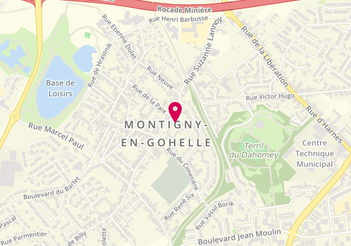 Plan de DELILLE Jean Michel, 2 Rue du 1er Mai, 62640 Montigny-en-Gohelle