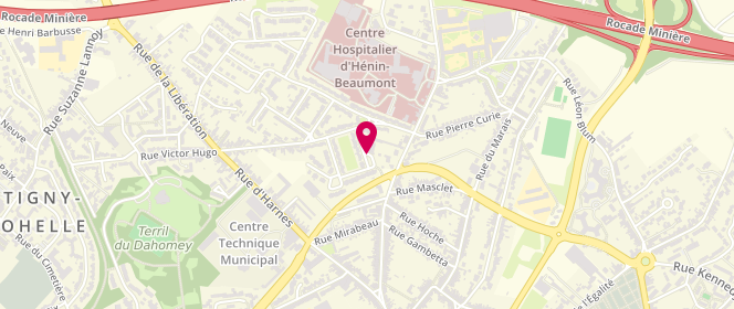 Plan de TONDELIER Pierre, 79 Rue des Pervenches, 62110 Hénin-Beaumont